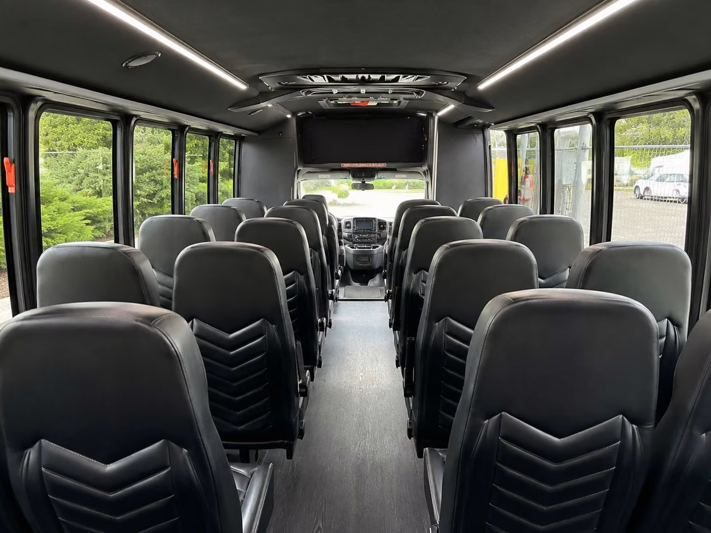 15 passenger minibus inside