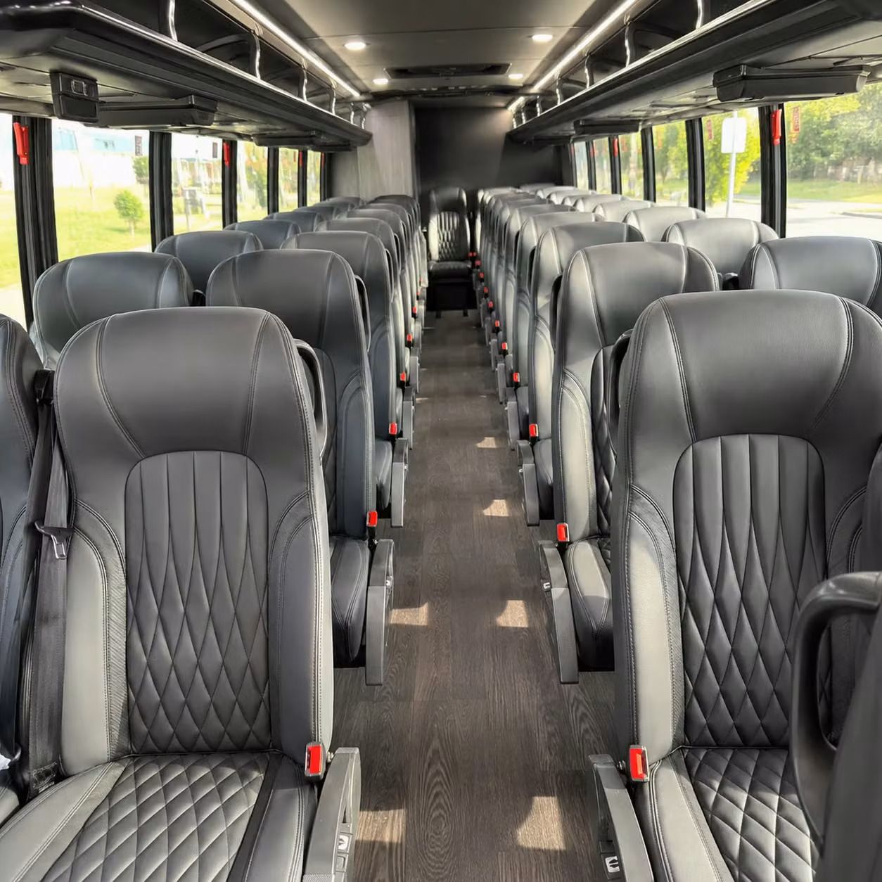 30 passenger minibus inside